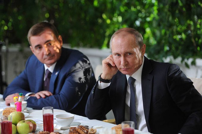 Putin with Alexey Dyumin