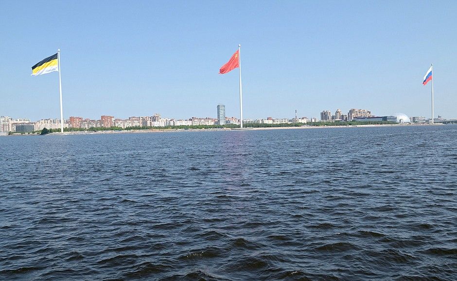 The Curious Case of the Three Flags in St. Petersburg