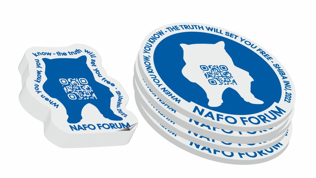 NAFO Forum’s New Tools for Offline Engagement: Stickers and Coasters