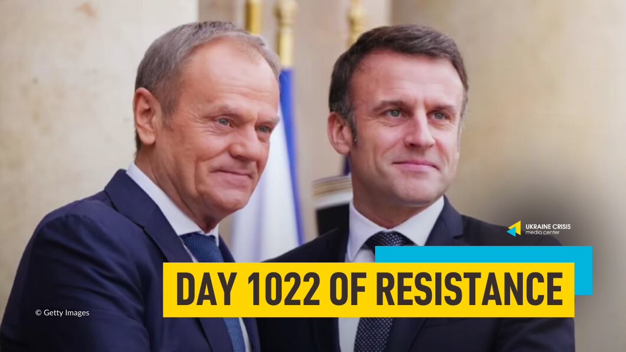 Day 1,022: Macron, Tusk to discuss sending peacekeeping force to Ukraine