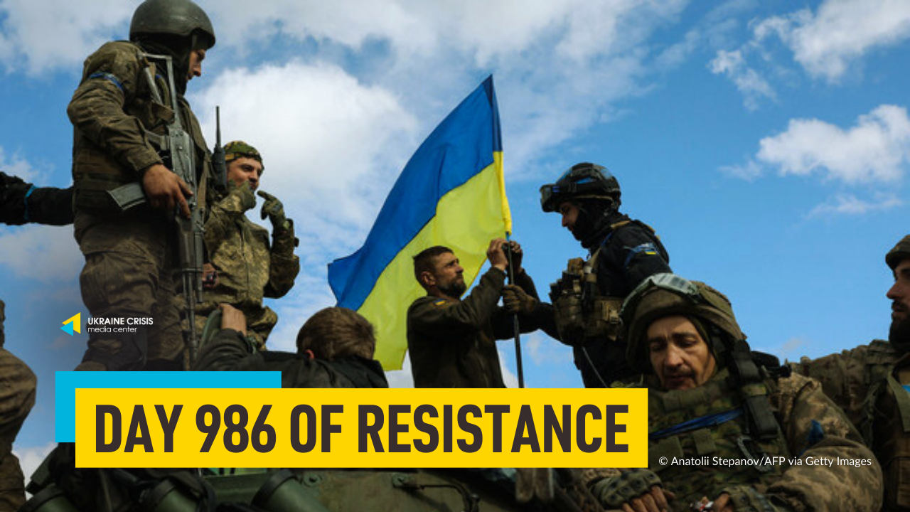 Day 986: course to Ukraine’s victory is still possible: Western thought leaders warn against a “new Munich Agreement” for Ukraine