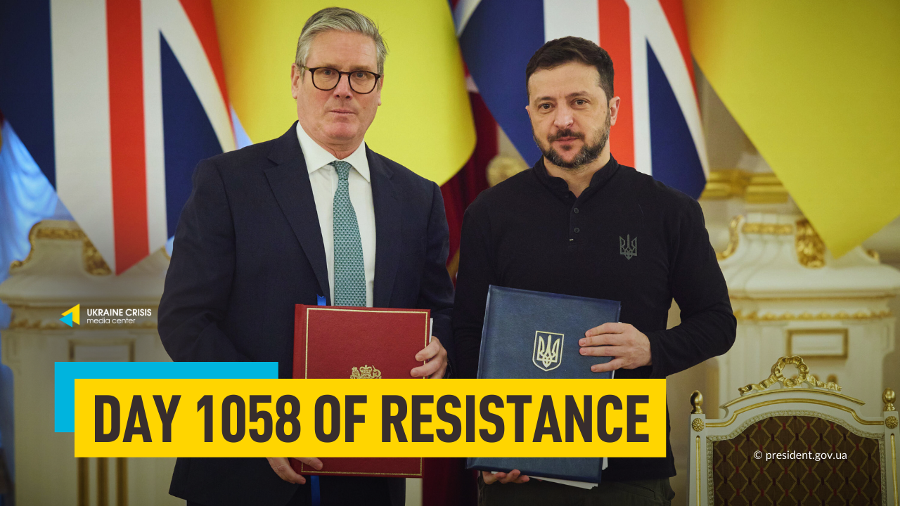 Day 1,058: UK, Ukraine sign landmark 100-year partnership agreement